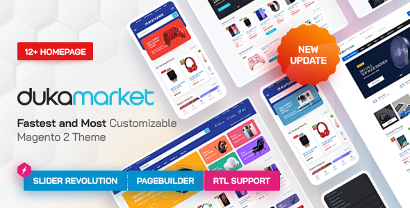 Dukamarket v2.4.7 – 多用途响应式 Magento 2 / Adob​​e Commerce 主题下载