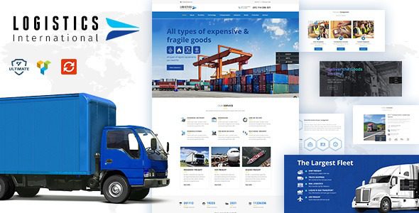 Logistics wordpress theme v3.2 运输wordpress主题下载