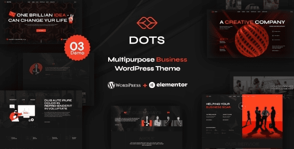 Dots v1.1.1 创意机构 WordPress 主题下载