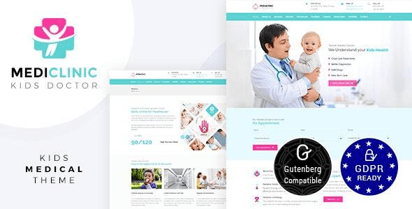 Medi v3.2 医疗诊所 WordPress 主题下载