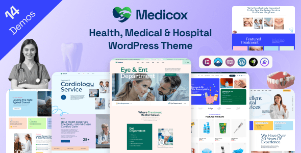 Medicox V1.0 – 健康与医疗WordPress主题下载