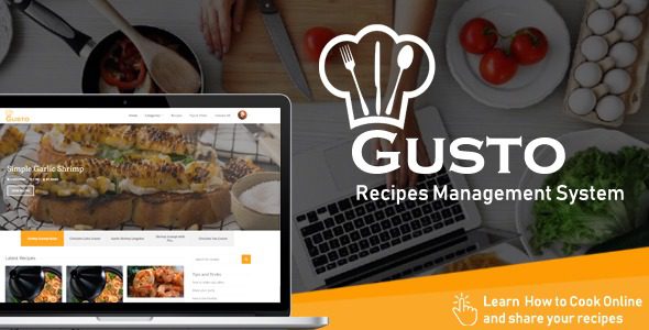 Gusto v3.6 – 食谱管理系统PHP源码下载