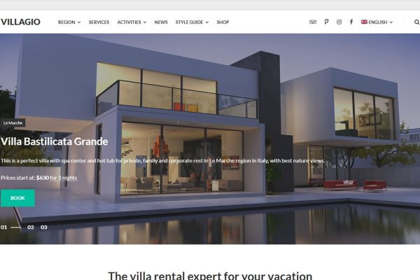 MotoPress Villagio v2.2.0 高级房地产 WordPress 主题下载