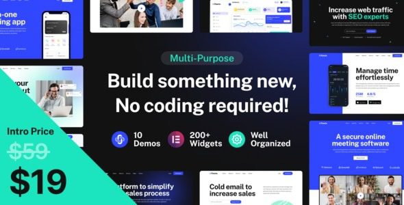 Flowto v1.0.9 初创企业和 SaaS WordPress 主题下载