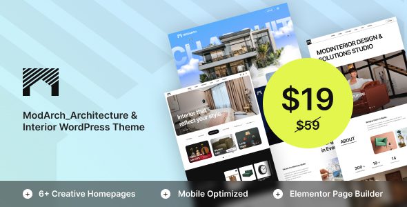 ModArch v1.0.0 – 建筑与室内装饰 WordPress 主题下载