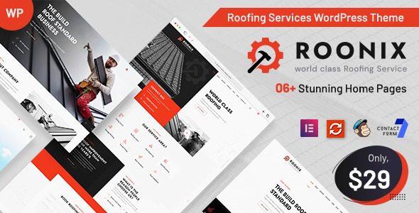 Roonix v1.5 屋顶服务 WordPress 主题下载