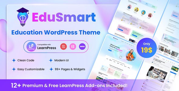 EduSmart v1.0.0 – 教育 WordPress 主题下载