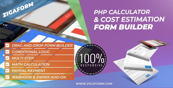 Zigaform PHP Calculator & Cost Estimation Form Builder v7.6.1 源码下载