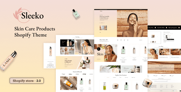 Sleeko 1.0 – 美容化妆品 Shopify 主题下载