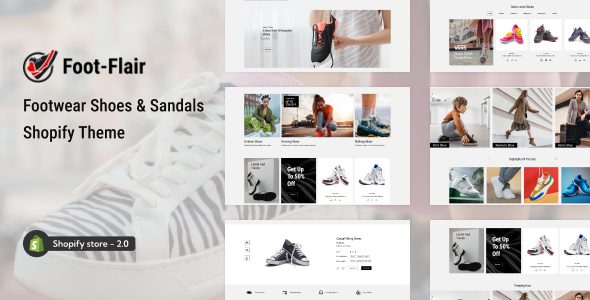 FootFlair 1.0 – 鞋类，鞋店 Shopify 主题下载