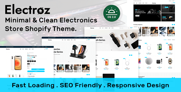 Electroz 1.0 – 简约干净的电子产品商店 Shopify 2.0 主题