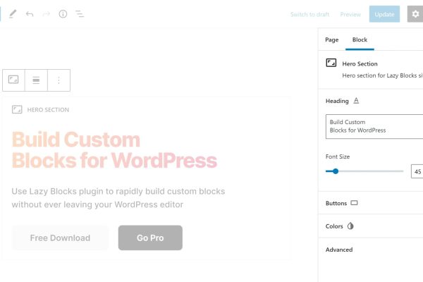 Lazy Blocks Pro v4.0.3 显示/隐藏控件wordpress插件下载