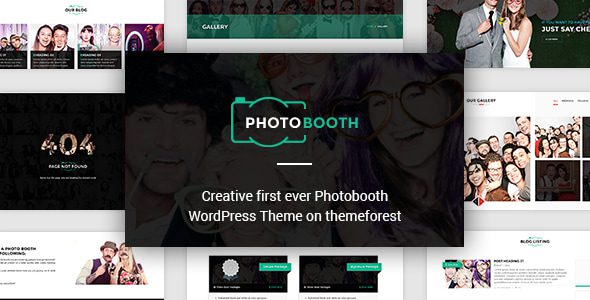 PhotoBooth v1.0 – 摄影作品集 WordPress 主题下载