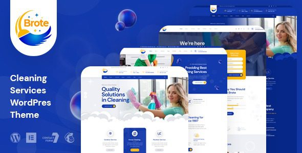 Brote v1.1.0 清洁服务 WordPress 主题下载