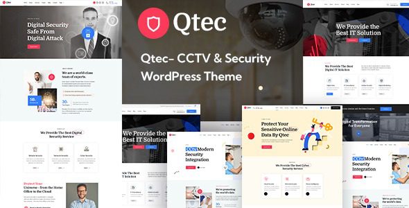 Qtec v1.0.0 CCTV和安全WordPress主题下载