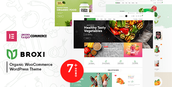 Broxi v1.2.8 有机食品 WooCommerce WordPress 主题下载