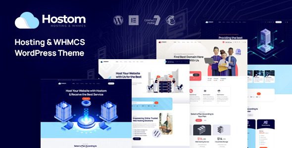 Hostom v1.0 网站托管和 WHMCS WordPress 主题下载