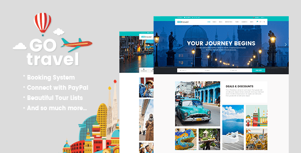 GoTravel v2.1 – 旅行社和旅游wordpress主题下载