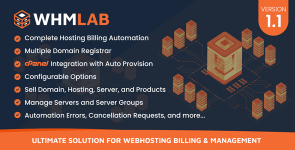 WHMLab v2.1 网站托管计费和管理的终极解决方案PHP源码下载