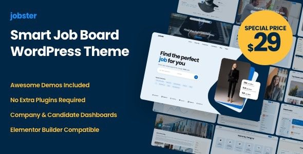Jobster v2.2 智能职位公告板 WordPress 主题下载