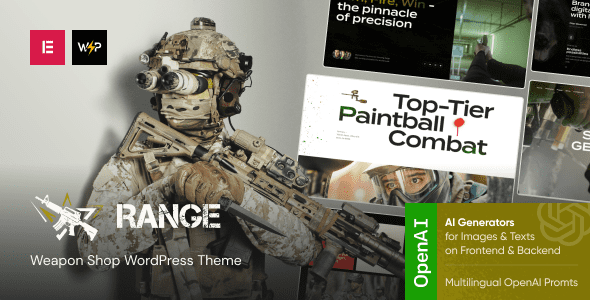 Range v1.0 – 武器商店 WordPress 主题下载