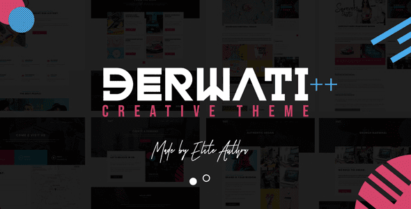 Derwati v1.4 时尚创意作品集主题下载