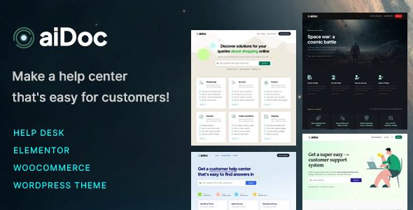 aidoc v1.4.3 – 用于文档、知识库及其他用途的 WordPress 主题下载
