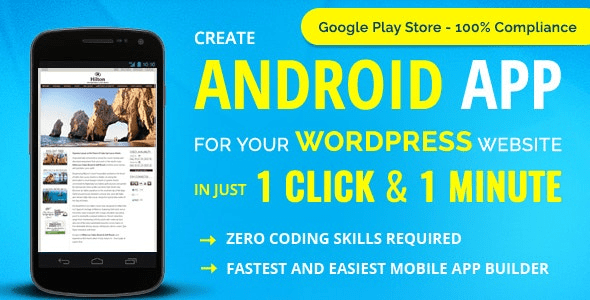 Wapppress builds Android Mobile App for any WordPress website v7.0.1 将 WordPress 转换为移动应用app插件下载