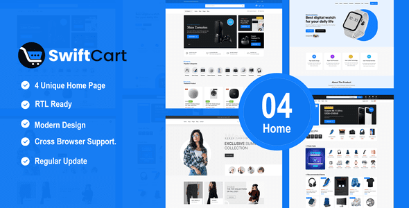 SwiftCart v1.0.3 – 多用途 WooCommerce WordPress 主题下载