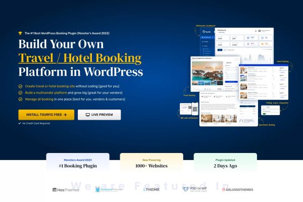 Tourfic Pro v1.15.1 WordPress 旅游及酒店预订插件