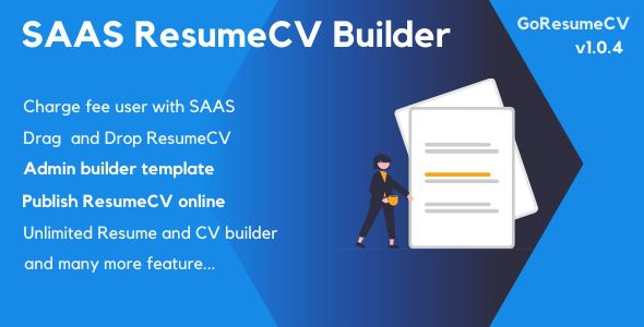 GoResumeCV v1.0.4 – SAAS 在线简历生成器PHP源码下载