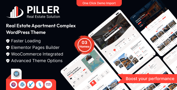 Piller v1.0.0 – 房地产 WordPress 主题下载