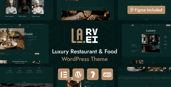 La.Revi v1.0 豪华餐厅 WordPress 主题下载
