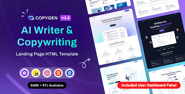 CopyGen v1.3.1 AI作家和文案WordPress主题下载