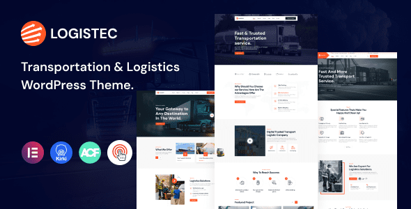 Logistec v1.0.8 – 运输和物流 WordPress 主题下载