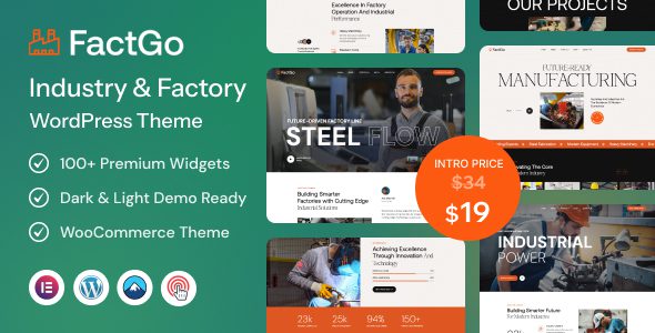 FactGo v1.0.4 – 建筑工厂和工业 WordPress 主题下载
