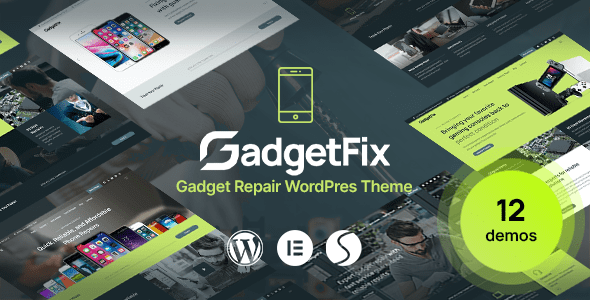 Gadgetfix v1.0.9 – 手机和小工具维修服务 WordPress 主题下载