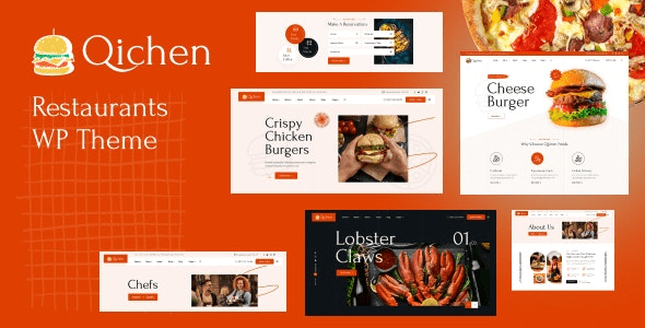 Qichen v1.1.1 餐厅 WordPress 主题下载