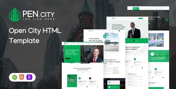 OpenCity v1.0 – 政治和政府 HTML 模板下载