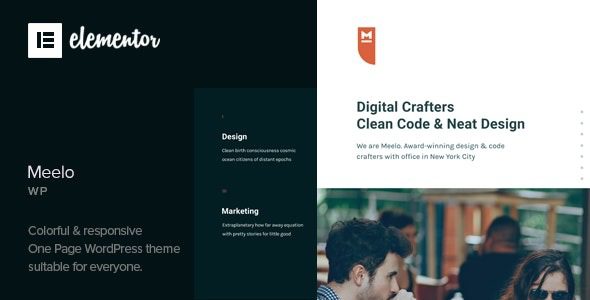 Meelo v1.6.0 企业单页 WordPress 主题下载