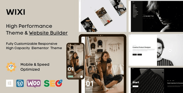 Wixi v1.1.8 Elementor WordPress 主题下载
