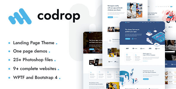 Codrop v1.4.8 app应用登陆页面主题下载
