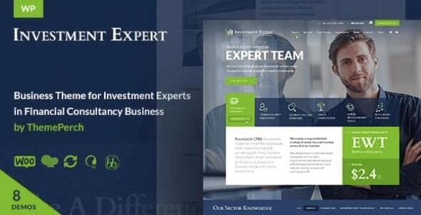 Investment v2.4.3 金融咨询公司或代理机构网站的企业商业和金融主题下载