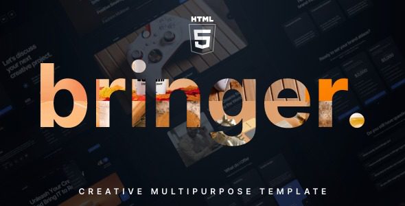 Bringer v1.1 – 创意机构及作品集HTML模板下载