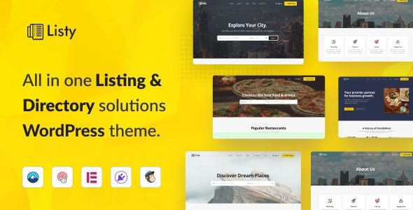 Listy v1.2.3 列表和信息导航WordPress主题下载
