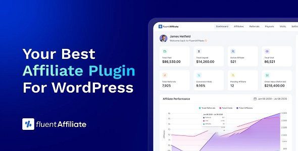 FluentAffiliate Pro v1.5.0 联盟营销活动wordpress插件下载
