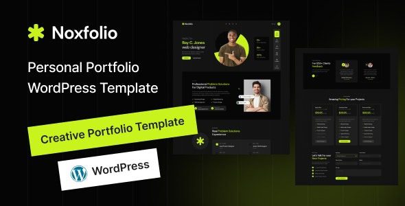 Noxfolio v1.1.3 个人作品集简历 WordPress 主题下载
