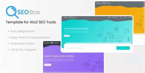 SEOBox v1.0 – AtoZ SEO 工具模板PHP源码下载