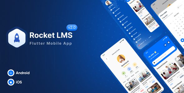 Rocket LMS Mobile App v2.1 – 学习管理系统应用程序app源码下载