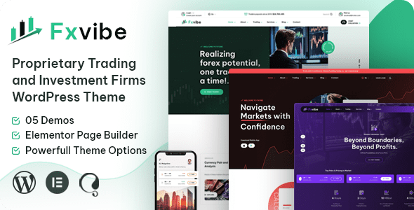 FXvibe v1.0 – 外汇支柱公司 WordPress 主题下载
